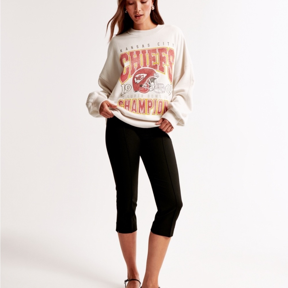 New with tags NFL White and Red Crew Neck Sweater